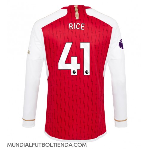 Camiseta Arsenal Declan Rice #41 Primera Equipación Replica 2023-24 mangas largas
